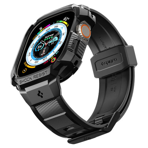 Spigen Apple Watch Ultra 3/2/1 (49mm) Case + Band – Rugged Armor Pro